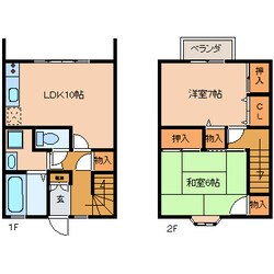 サンヒルズの物件間取画像